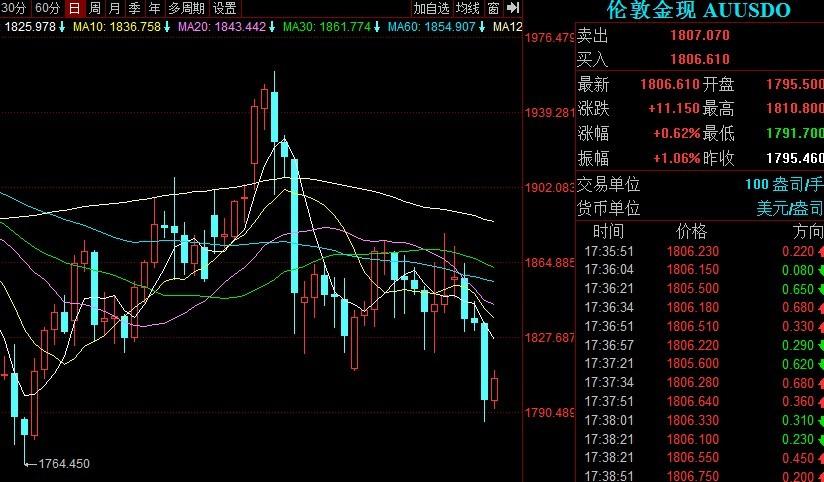 今日各大金价最新走势图，黄金市场的动态与前景展望
