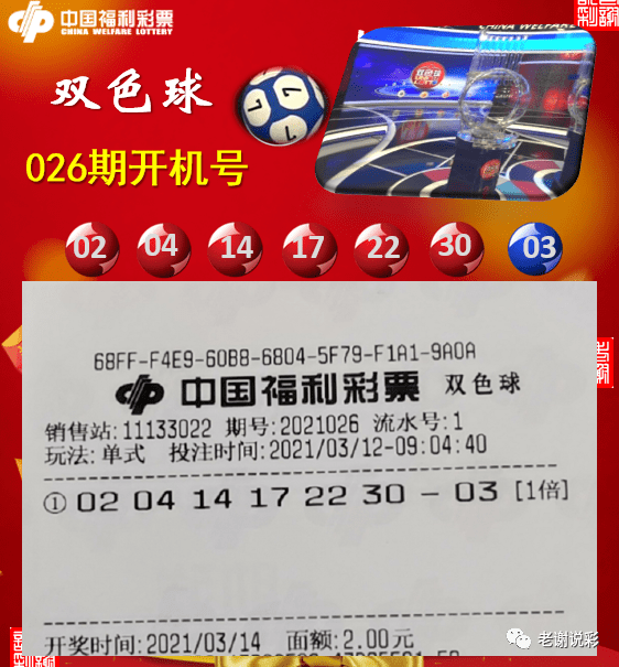 双色球2021026期开奖查询，揭秘彩票背后的故事