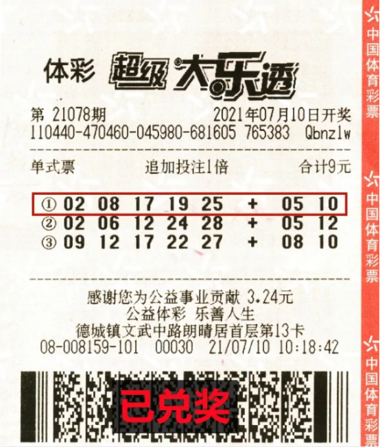 超级大乐透第24118期，幸运降临，梦想成真